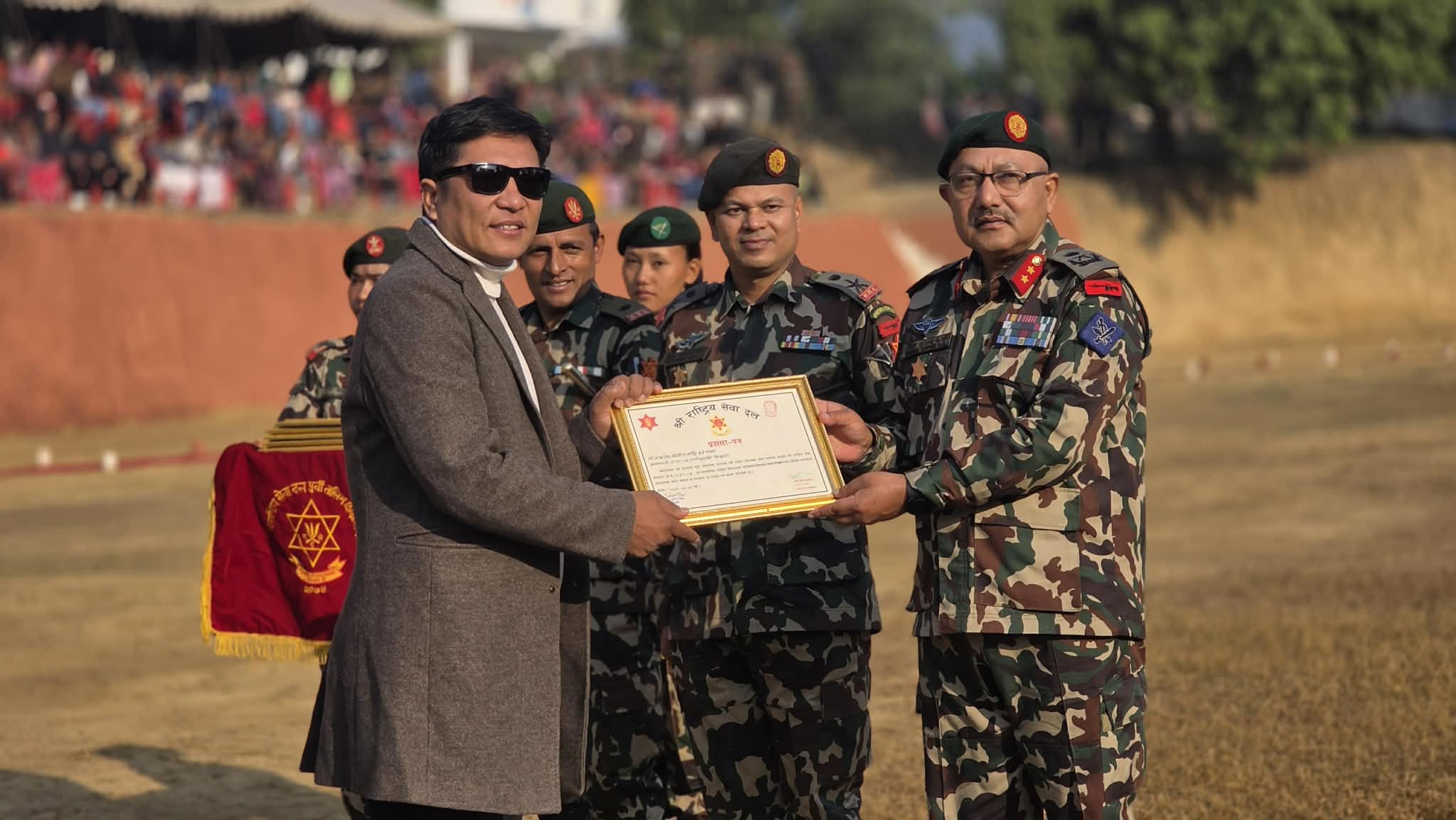 अनुशासन र उत्कृष्टताको निरन्तरता: राष्ट्रिय सेवादल तालिममा ‘बेस्ट प्लाटुन’ बनेको आधुनिक इंग्लिस बोर्डिङ स्कुल