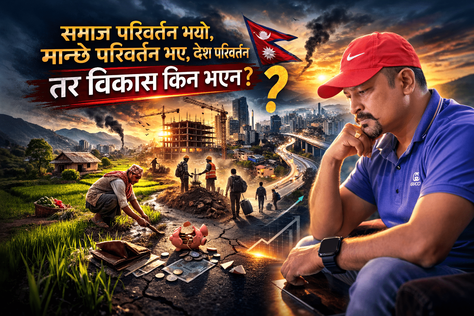 समाज परिवर्तन भयो, देश परिवर्तन भयो — तर विकास किन भएन?