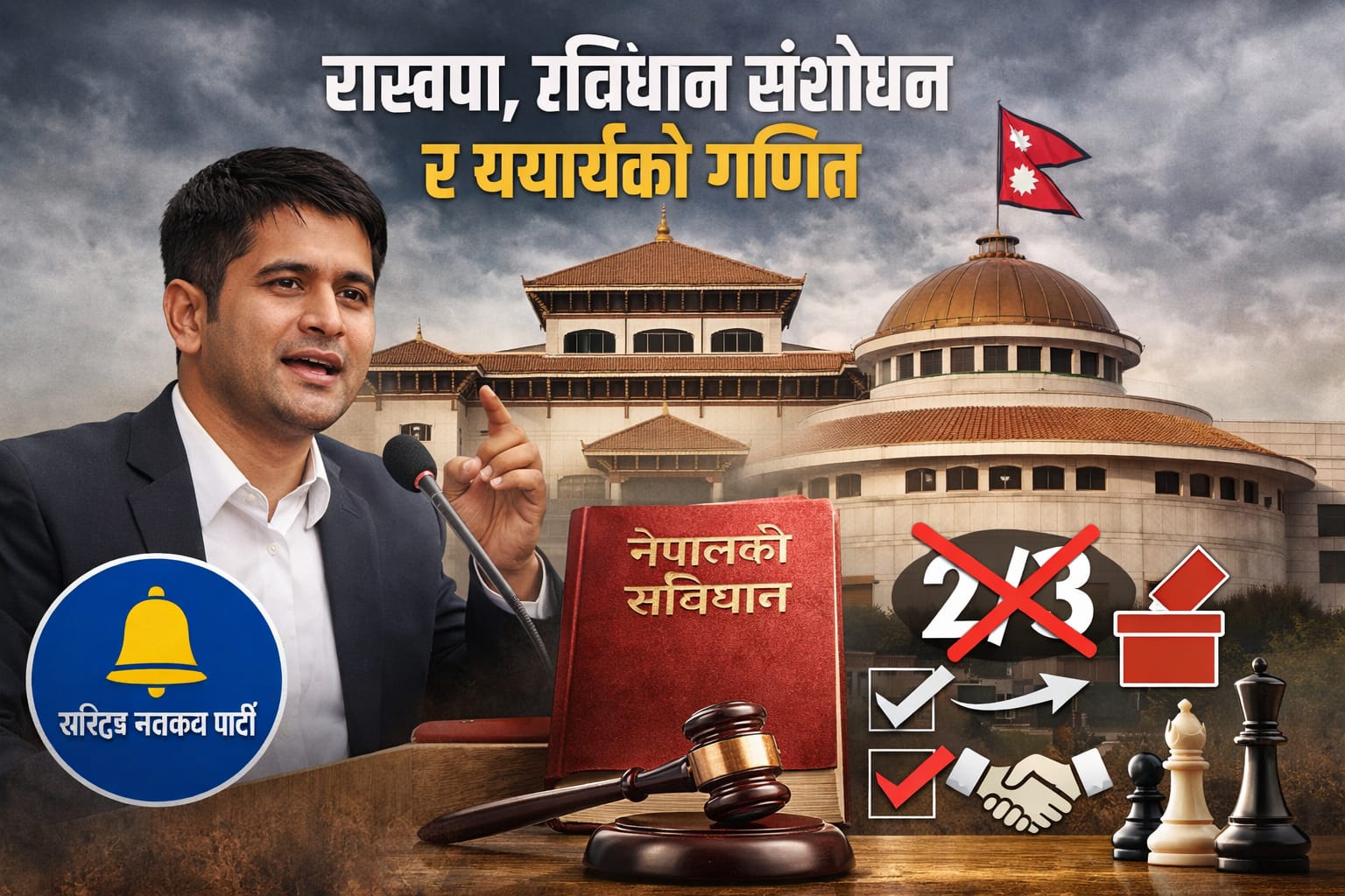 रास्वपा, संविधान संशोधन र यथार्थको गणित : अवसर र चुनौती