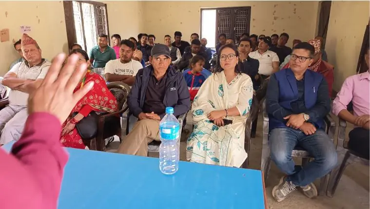 गोलन्जोर–५ मा राष्ट्रिय स्वतन्त्र पार्टीको तदर्थ समिति गठन